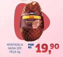 Bergamais Supermercados Mortadela sadia def. peça oferta