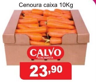 Cenoura caixa 10kg