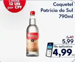 Supermercados Baklizi Coquetel Patricia do Sul oferta