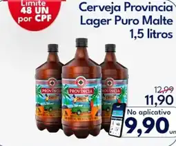 Supermercados Baklizi Cerveja Provincia Lager Puro Malte oferta