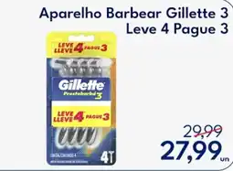Supermercados Baklizi Aparelho Barbear Gillette 3 oferta