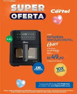 Lojas Certel Fritadeira sem óleo digital oferta