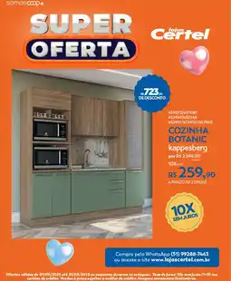 Lojas Certel Cozinha botanic oferta
