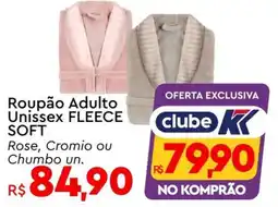 Roupão Adulto Unissex FLEECE SOFT