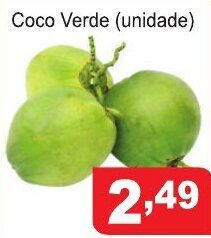 Calvo Atacadista Coco verde unidade oferta