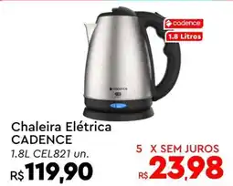Komprao Atacadista Chaleira Elétrica CADENCE oferta