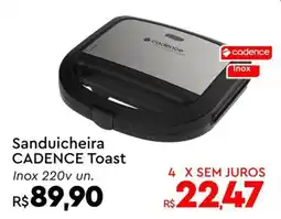 Komprao Atacadista Sanduicheira CADENCE Toast oferta