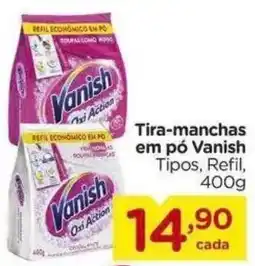 Carrefour Bairro Tira-manchas em pó Vanish Tipos, Refil, oferta