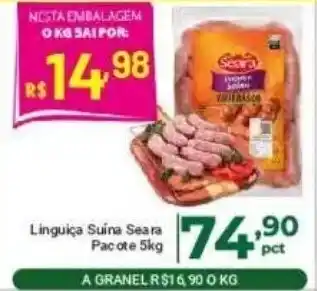 Comercial Esperança Linguiça Suina Seara Pacote oferta