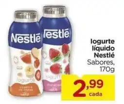 Carrefour Bairro logurte líquido Nestlé Sabores, oferta