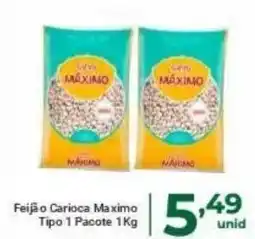 Feijão Carioca Maximo Tipo 1 Pacote