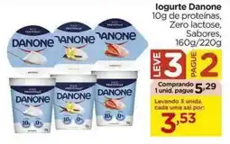 Carrefour Bairro logurte Danone 10g de proteínas, Zero lactose, Sabores, oferta