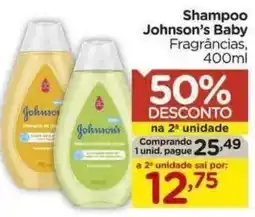 Carrefour Bairro Shampoo Johnson's Baby Fragrâncias, oferta