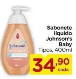 Carrefour Bairro Sabonete líquido Johnson's Baby Tipos, oferta