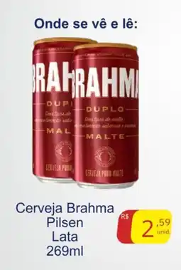 Pires Cerveja Brahma Pilsen Lata oferta
