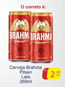 Pires Cerveja Brahma Pilsen Lata oferta