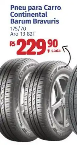Supermercados Mateus Pneu para Carro Continental Barum Bravuris oferta