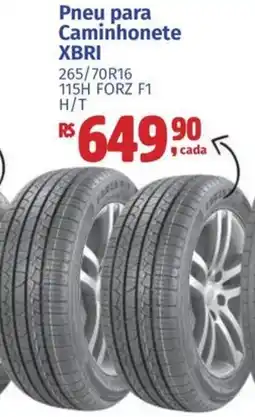 Supermercados Mateus Pneu para Caminhonete XBRI oferta