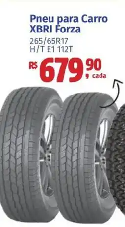 Supermercados Mateus Pneu para Carro XBRI Forza oferta