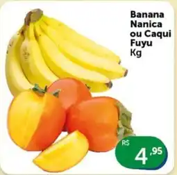 Pires Banana Nanica ou Caqui Fuyu oferta