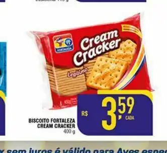 Mercantil Rodrigues Biscoitos fortaleza cream cracker oferta