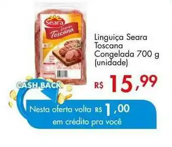 Supermercados Imperatriz Linguiça Seara Toscana Congelada oferta