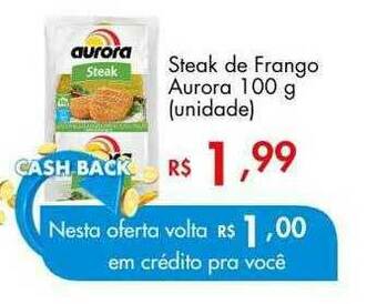 Supermercados Imperatriz Steak De Frango Aurora oferta