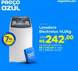 Magalu Lavadora Electrolux oferta