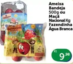 Pires Ameixa Bandeja ou Maçã Nacional Fazendinha Água Branca oferta