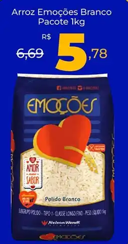 Unicompra Arroz Emoções Branco Pacote oferta