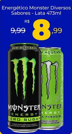 Unicompra Energético Monster Diversos Sabores - Lata oferta