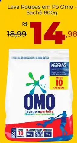 Unicompra Lava Roupas em Pó Omo - Sachê oferta
