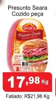 Calvo Atacadista Presunto Seara Cozido peca kg oferta