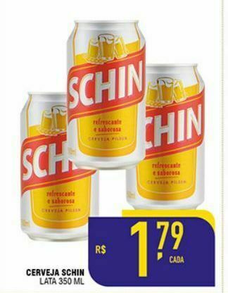 Mercantil Rodrigues Cerveja schin 350ml oferta