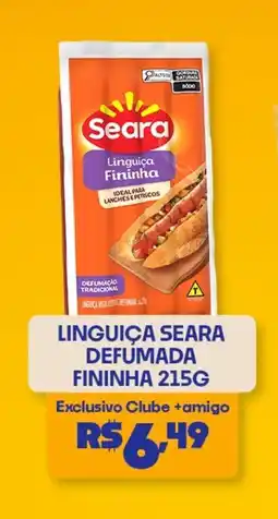 Boa Supermercados Linguiça seara defumada fininha oferta