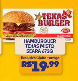 Boa Supermercados Hamburguer texas misto seara oferta
