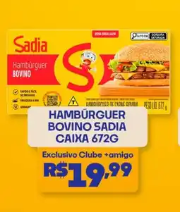 Boa Supermercados Hambúrguer bovino sadia caixa oferta