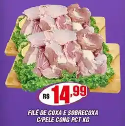 Violeta Supermercados Filé de coxa e sobrecoxa c/pele cong pct oferta
