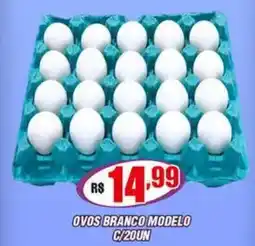Violeta Supermercados Ovos branco modelo oferta