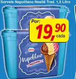 Supermercados Guanabara Sorvete Napolitano Nestlé Trad. oferta