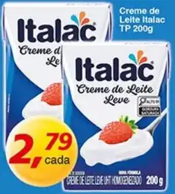 Supermercados Guanabara Creme de Leite Italac TP oferta