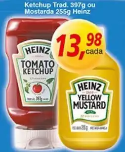 Supermercados Guanabara Ketchup Trad. ou Mostarda Heinz oferta