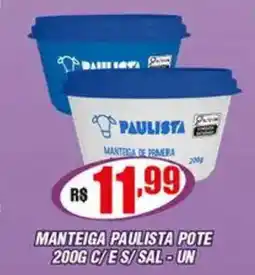 Manteiga paulista pote c/es/sal-un
