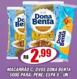 Violeta Supermercados Macarrão c/ovos dona benta oferta