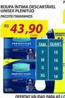 Assaí Atacadista Roupa Intima Descartavel Unisex Plenitud oferta