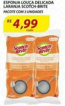 Esponja Louça Delicada Laranja Scotch-brite