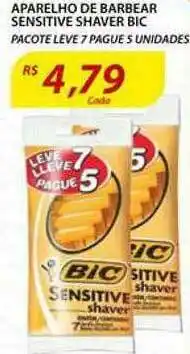 Assaí Atacadista Aparelho De Barbear Sensitive Shaver Bic Pacote Leve 7 Pague 5 oferta