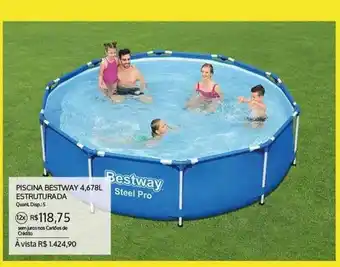 Piscina Bestway 4.678l Estruturada