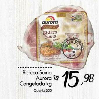 Giassi Supermercados Bisteca Suina Aurora Congelada oferta