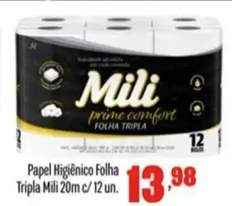 Rede Top Papel Higiênico Folha Tripla Mili oferta
